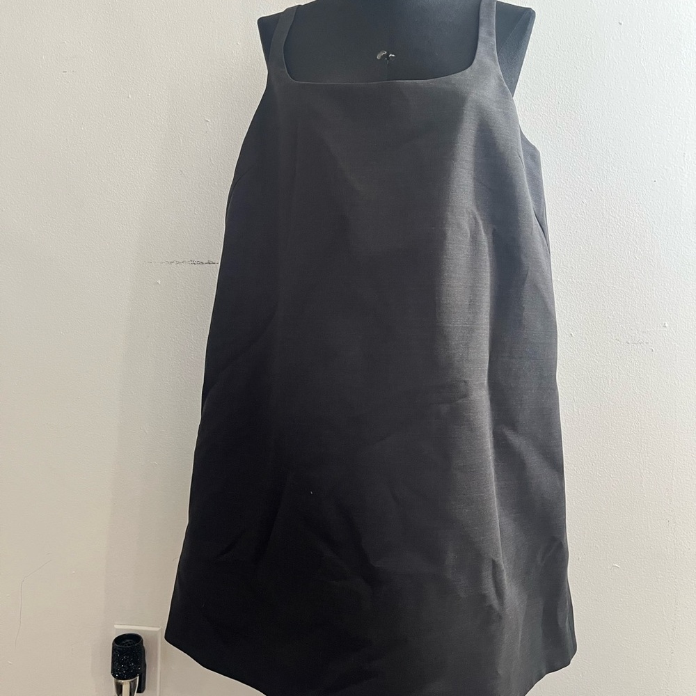 Prada Black Sleeveless Square Neck Sundress